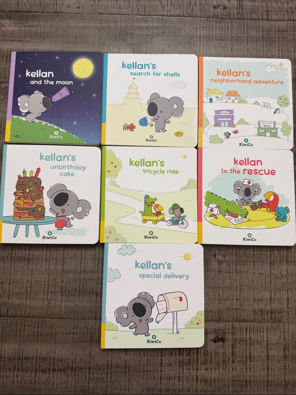 KiwiCo Kellan Board Book Set
